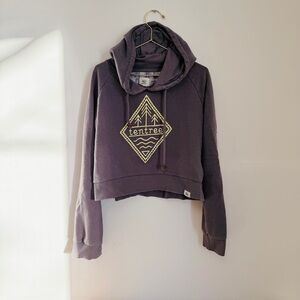 Tentree Women's Dark Gray Cowl Neck Sweater